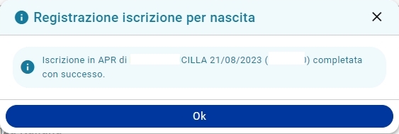 Pannello registrazione da lista attività