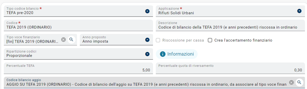 TEFA 2019 e annualità pregresse