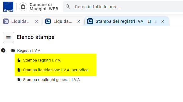 Liquidazione periodica