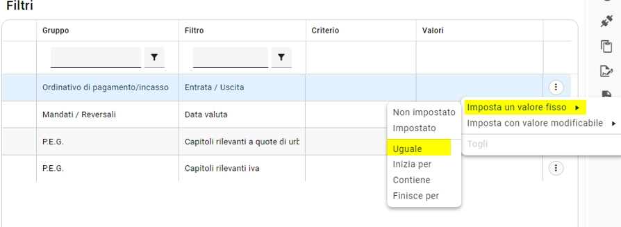 Ricerche personalizzate