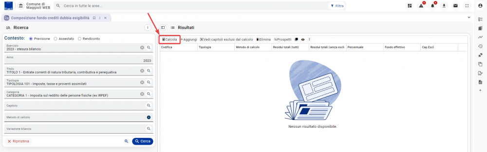 Fondo crediti dubbia esigibilità
