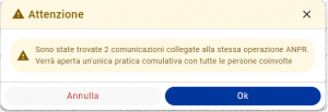 Comunicazioni da ANPR: Gestione di una comunicazione