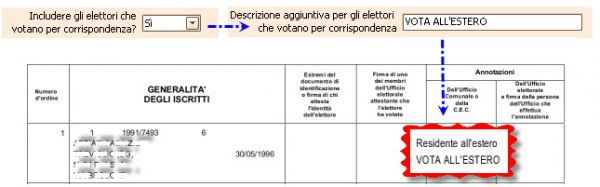 Stampa liste seggi