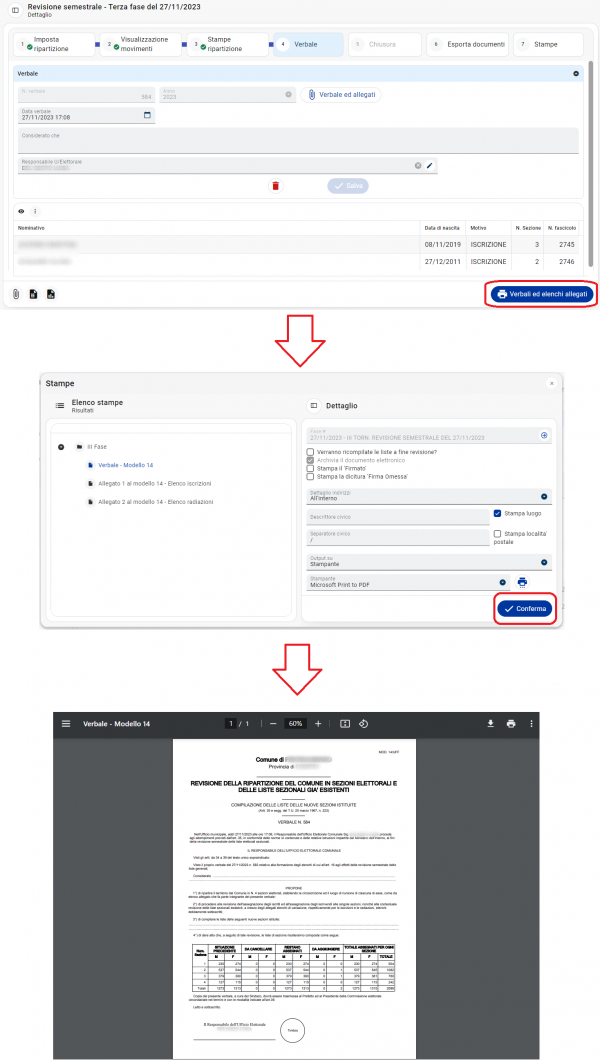 Stampa Verbale ed Allegati