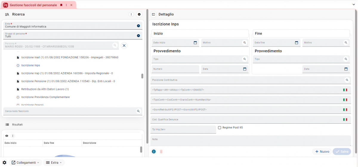 Iscrizione INPS