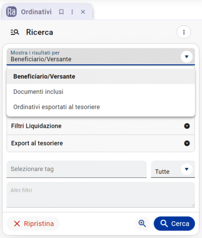 Mandati-Reversali-Ordinativi