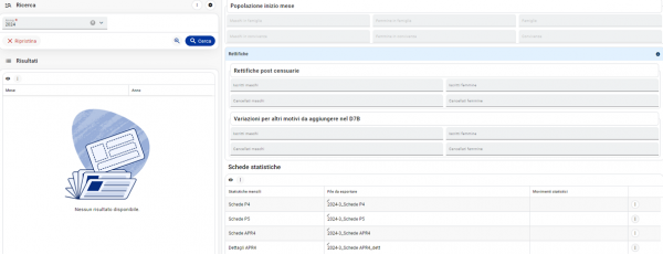 Statistiche istat mensili