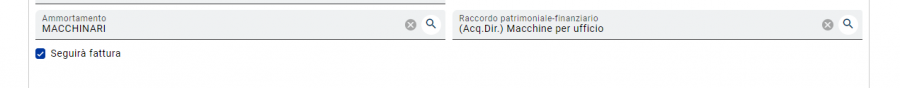 Inserimento beni