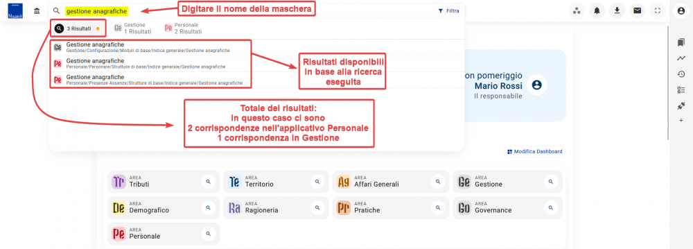 Ricerca per nome