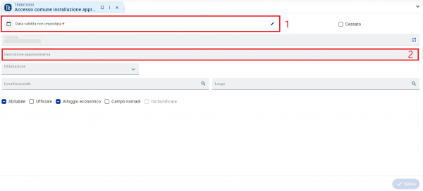 Accesso approssimativo