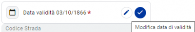 modifica data di validità