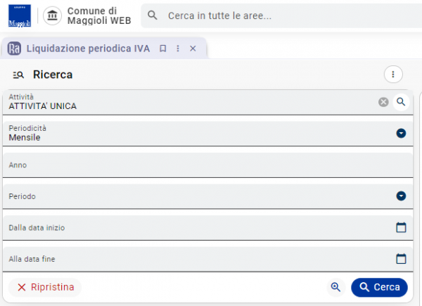 Liquidazione periodica