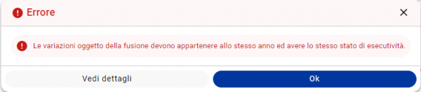 Variazioni di bilancio-Accentratore