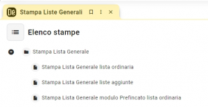 Rinumerazione liste generali